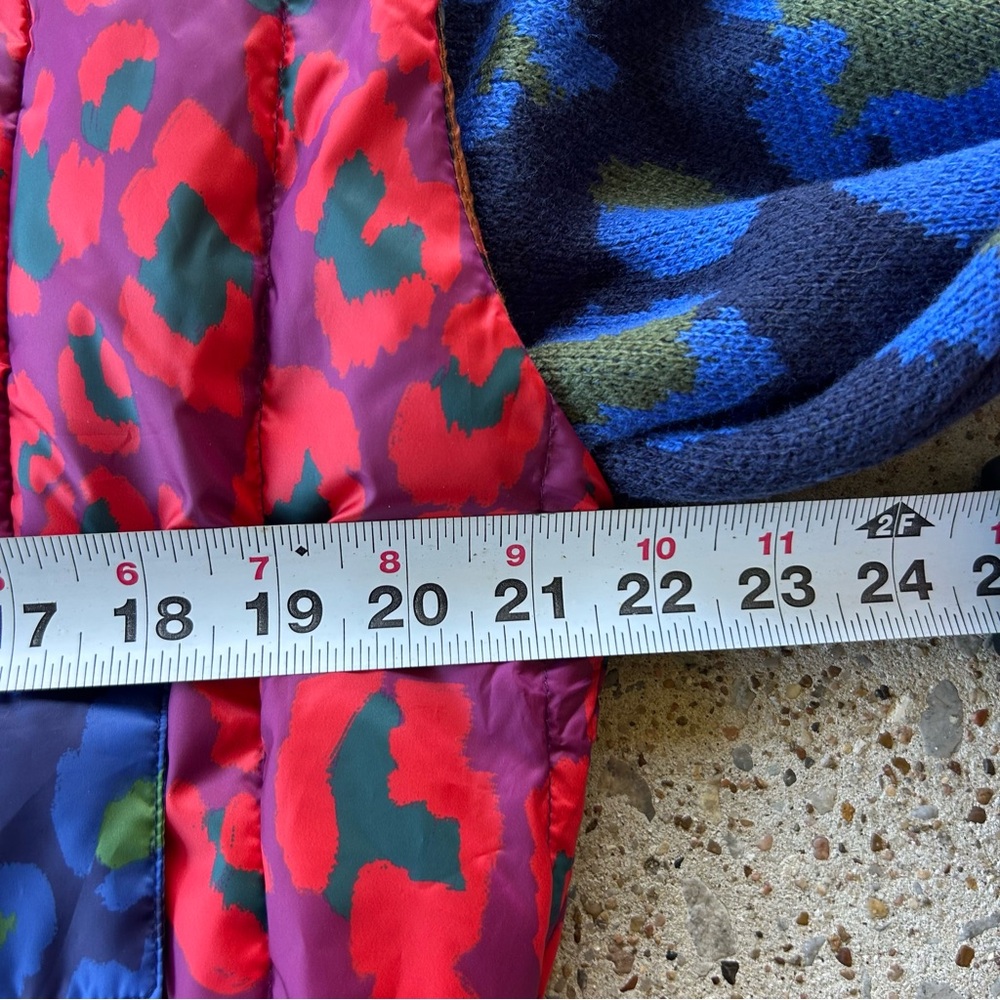 Farm Rio Leopard Women’s Hooded Leopard Puffer Jacket Size Small - Picture 5 of 6